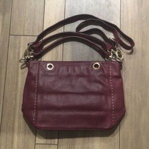 Frederic Maroon Shoulder Bag